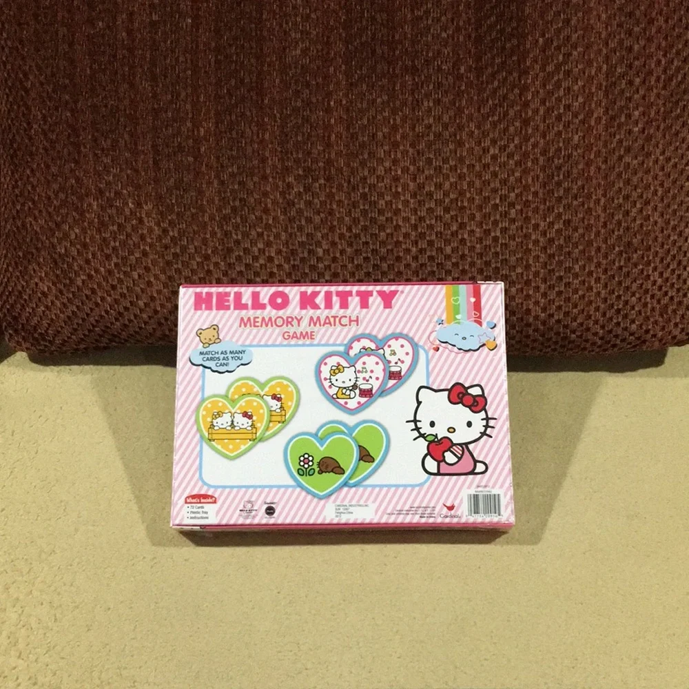 ❣️ HELLO KITTY ❣️ COLLECTION BY SANRIO SUPER FUN COLORFUL MEMORY MATCH GAME .